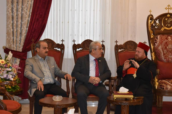 السكرتير العام لحزب بيت نهرين الديمقراطي يهنئ مطارنة السريان الارثوذكس والارمن الأرثوذكس