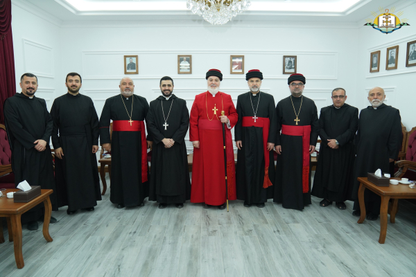 البطريرك مار آوا الثالث المجمع العام للرهبنة الانطونية الهرمزدية الكلدانية في عنكاوا