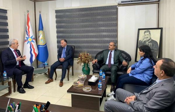 حزب بيت نهرين الديمقراطي يستقبل رئيس الهيئة العامة والتنفيذية للحزب الآشوري الديمقراطي