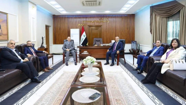 وفد من احزاب شعبنا يلتقي رئيس المحكمة الاتحادية