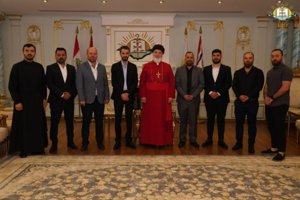 البطريرك مار آوا الثالث يستقبل مدير قناة نوهدرا ونوهدرا لايف