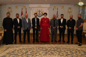 البطريرك مار آوا الثالث يستقبل مدير قناة نوهدرا ونوهدرا لايف