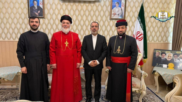 التقى قداسة أبينا البطريرك مار آوا الثالث بسعادة السيّد فرمزار أسدي، القنصل العام للجمهوريّة الإسلاميّة الإيرانيّة في أربيل
