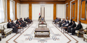 رئيس الجمهورية يستقبل بطريرك السريان الكاثوليك الأنطاكي وعدداً من المطارنة في العراق وسورية ولبنان
