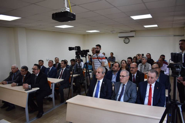 السكرتير العام لحزب بيت نهرين الديمقراطي يشارك افتتاح مكتبة القسم السرياني