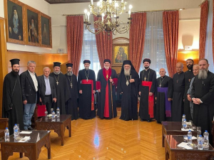قداسة البطريرك مار آوا الثالث يلتقي رئيس أساقفة أثينا وعموم اليونان